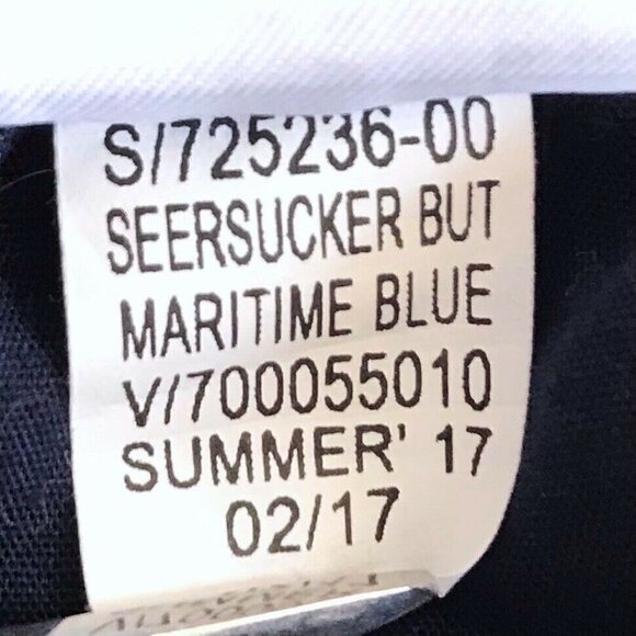 Banana Republic Blue Swiss Dot Seersucker Shorts - Picture 5 of 6